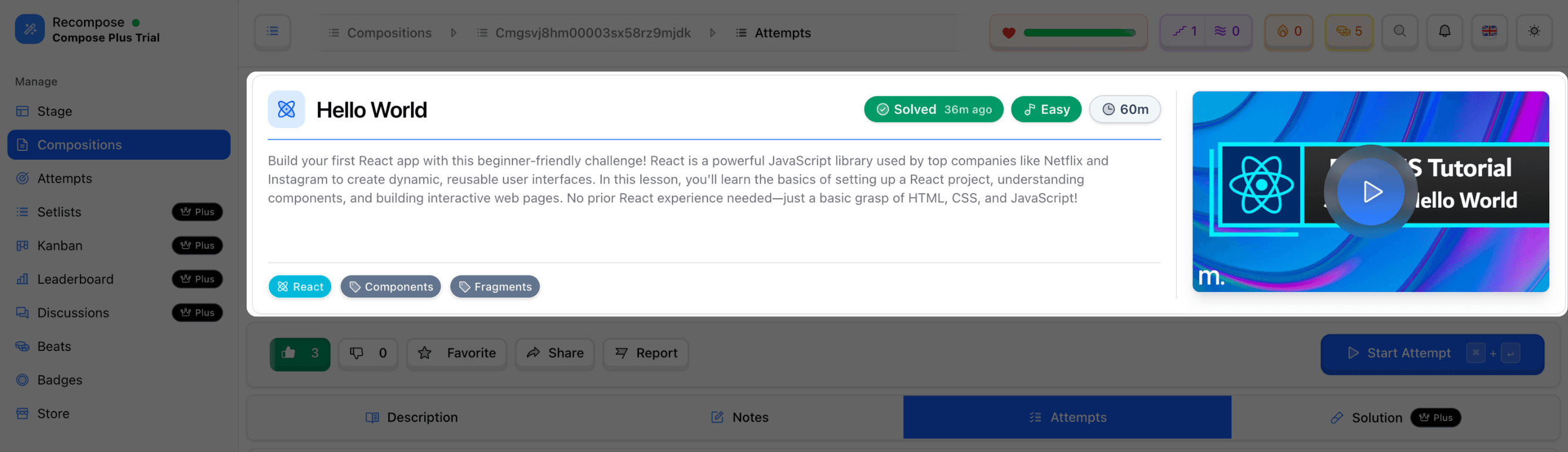 Read the Composition